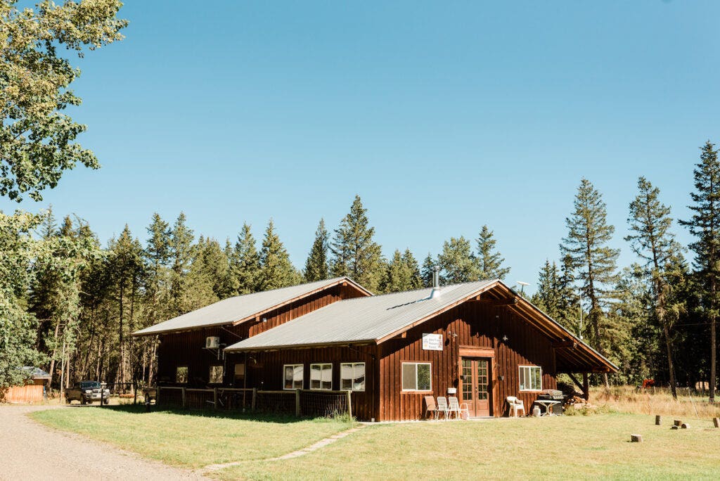 Main building at the Alex Fraser Research Forest